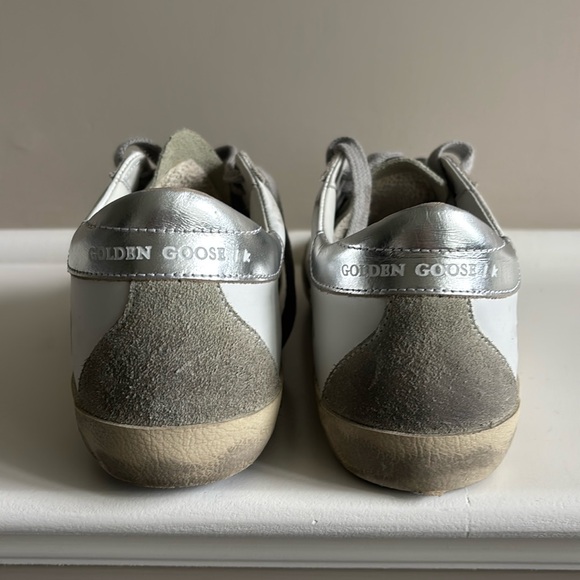 Golden Goose White and Pink Star Sneakers - Picture 3 of 5